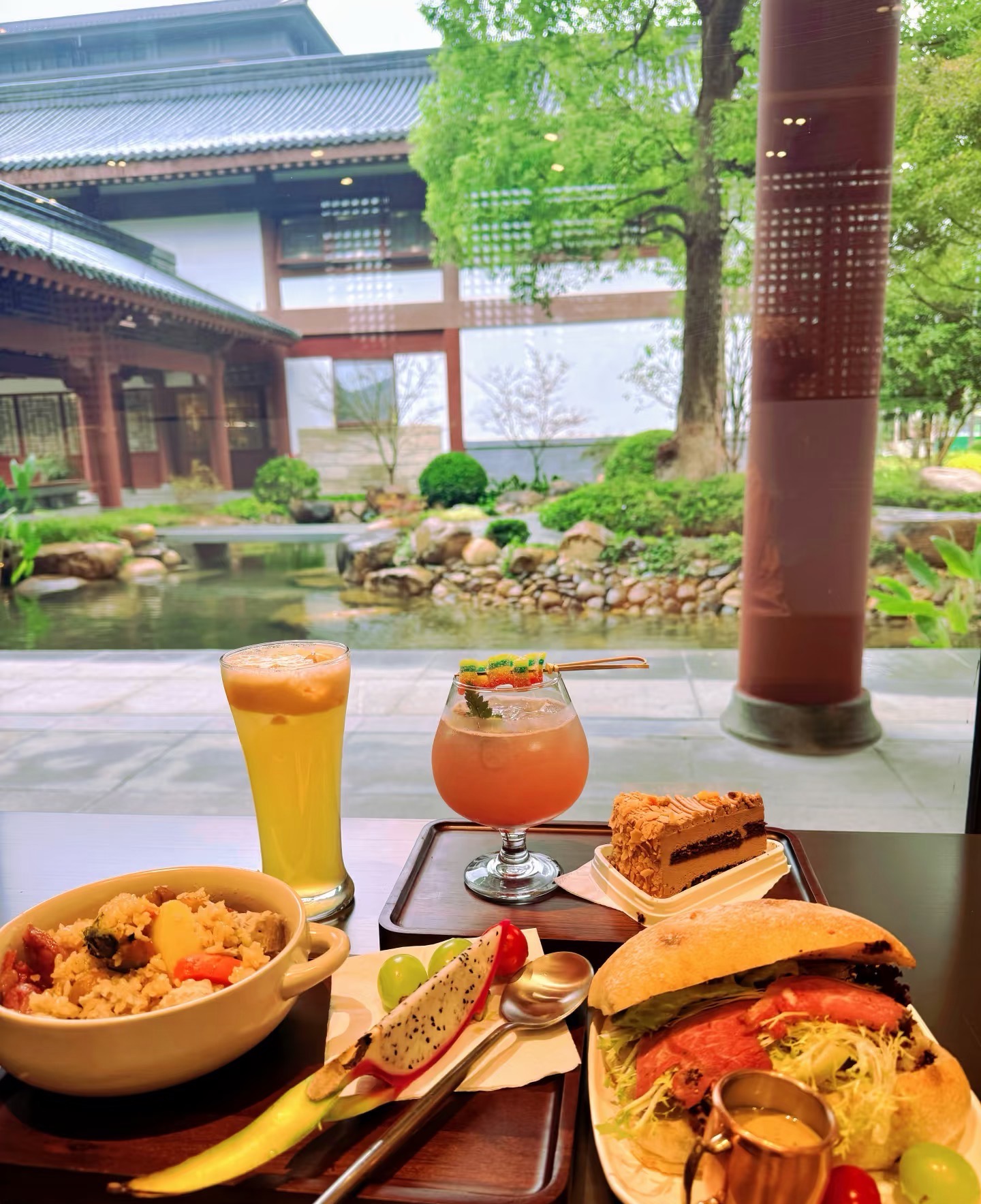 Garden lunch — your photo
